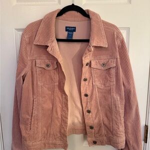 Arizona Jean Company Women's Pink Blush Corduroy Jacket